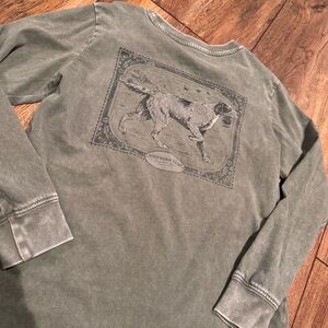 Hunter Green Long Sleeve Boys’ Shirt: Southern Shirt